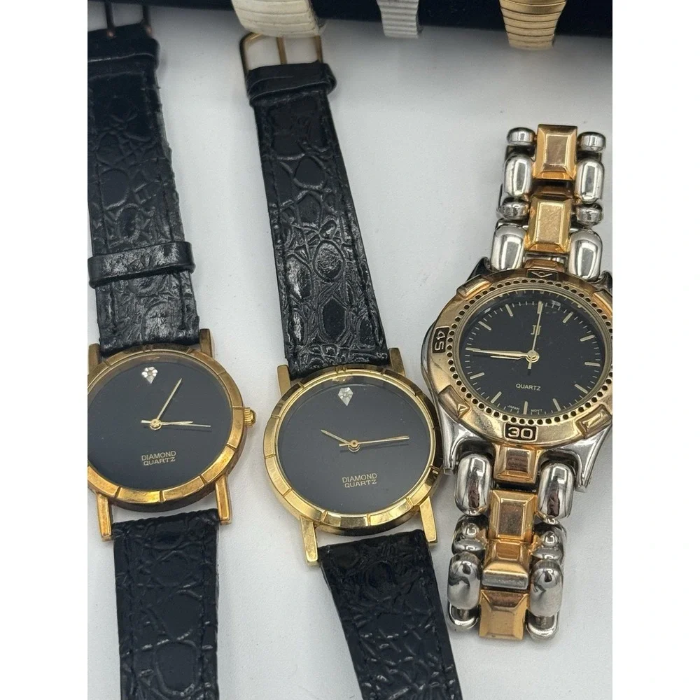 Mixed Brands‎ Men & Woman's Watches Lot Of 15 For Parts Or Repair